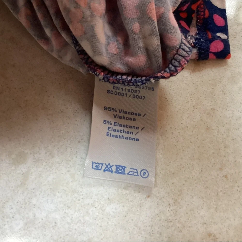 Boden red-white-blue faux-wrap tanktop, 10 - Picture 5 of 5